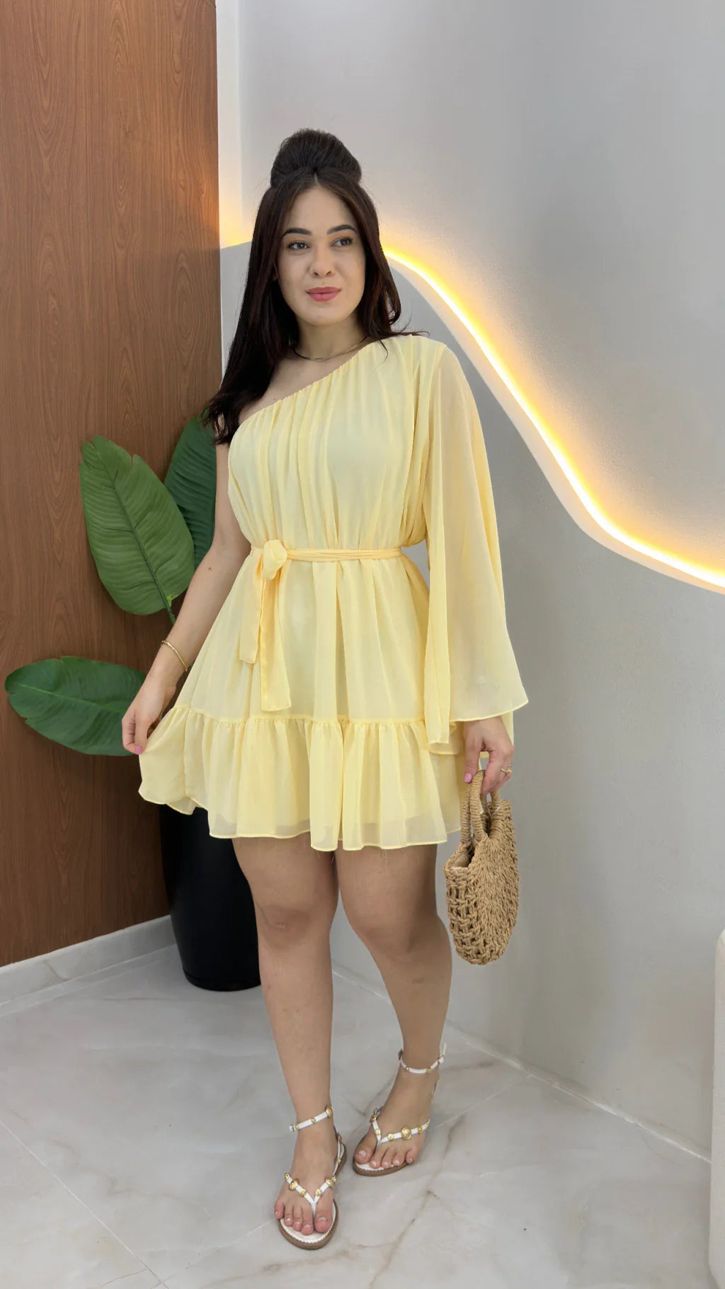 Vestido Manga Única