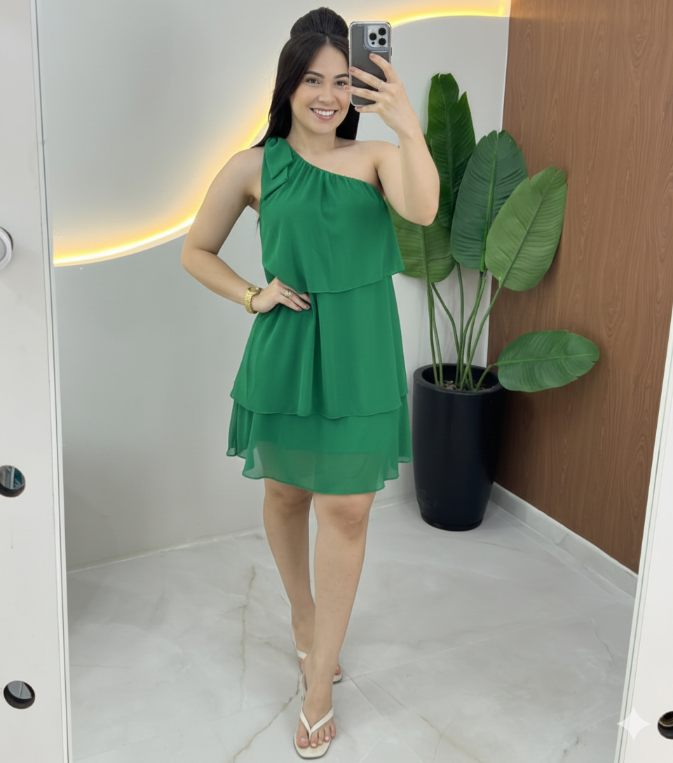 Vestido Alça Única