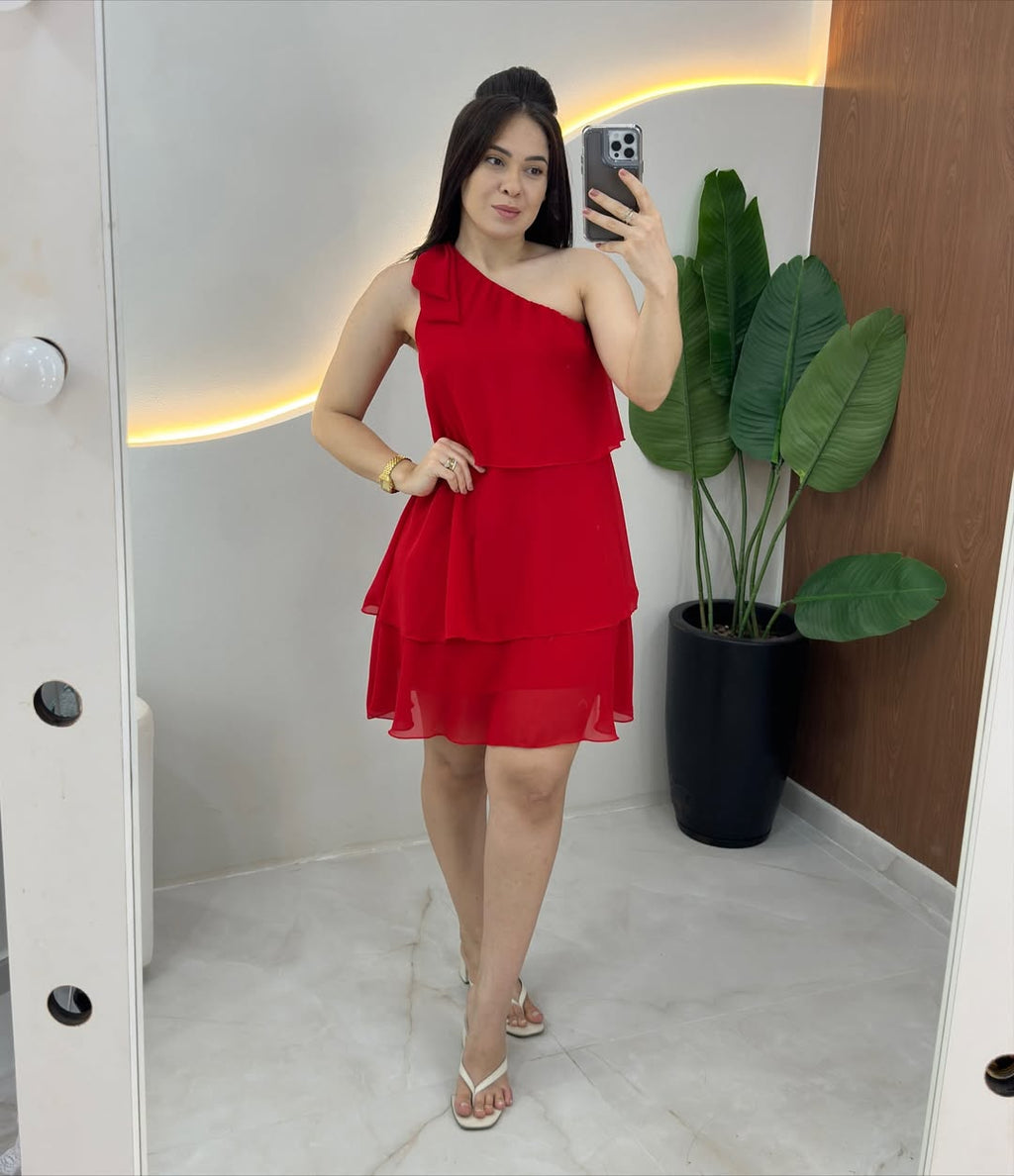 Vestido Alça Única